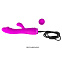 Вагинальный вибратор Snappy с клиторальным стимулятором, 19,5см
