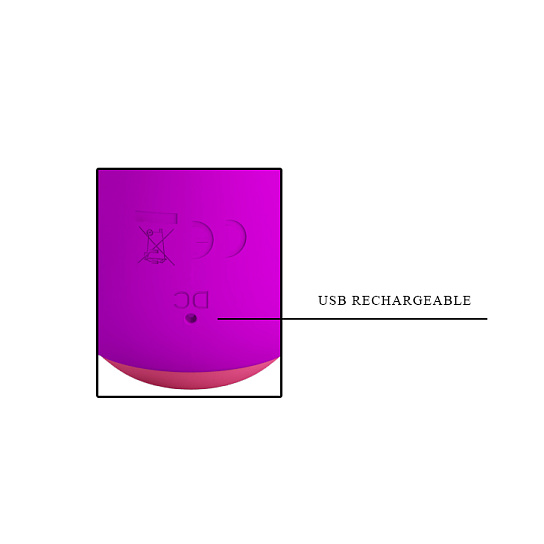 Вибромассажер Zachary с клиторальным стимулятором