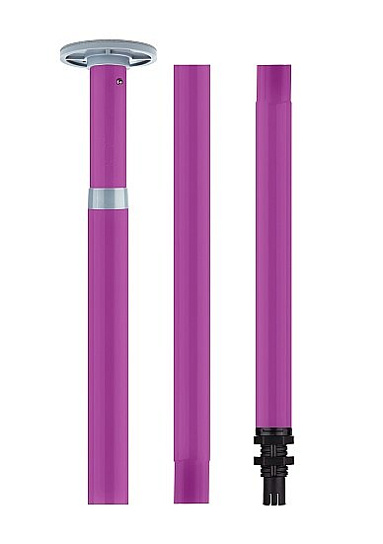 Шест для танцев Silver Dance Pole Shots Toys, фиолетовый