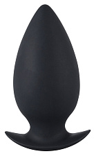 Средняя черная анальная пробка Booty Beau - 19 см