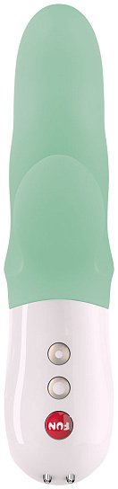 Мини-вибратор премиум класса Miss Bi, 17 см, фисташковый