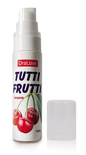 Съедобный лубрикант Биоритм Tutti Frutti Вишня, 30 мл