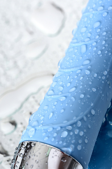 Вибратор с функцией нагрева PHYSICS FAHRENHEIT, 19 см, голубой