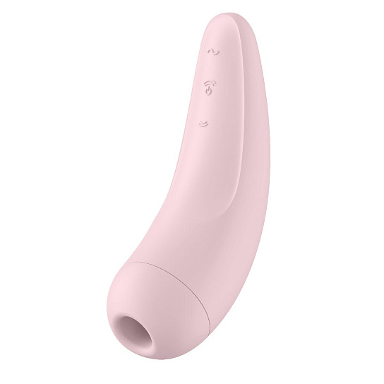 Вакуумный стимулятор Satisfyer Curvy 2 +, розовый