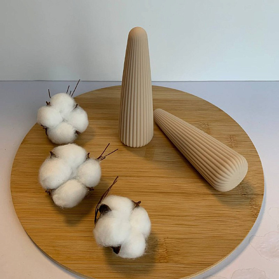 Мини-вибратор пирамидка Magic Vibe, бежевый