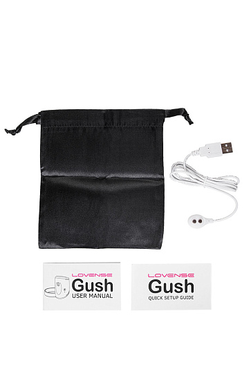 Портативный вибромастурбатор Lovense Gush, голубой