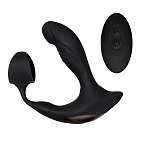 Вибромассажер простаты с эрекционным кольцом Zero Tolerance STRAPPED & TAPPED