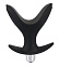 Анальная вибровтулка Black Velvets Vibrating Anchor, черная