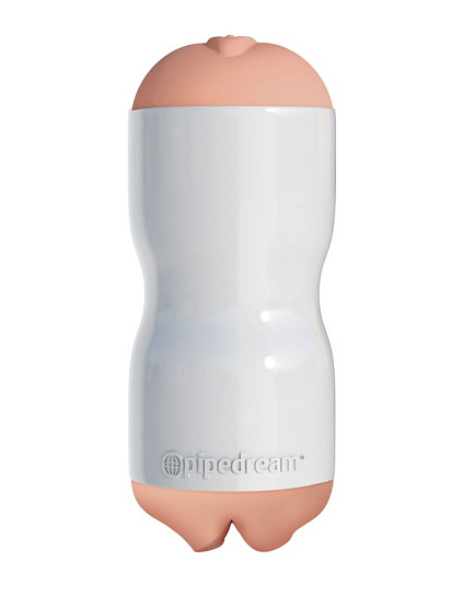 Двусторонний мастурбатор вагина-ротик в мягкой тубе Tight Grip Pussy