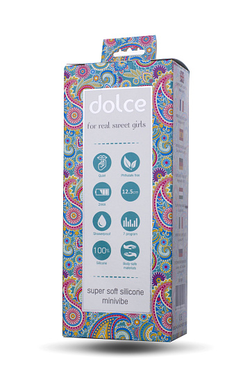 Вибратор Dolce Owen Tiffany blue с раздвоенным кончиком