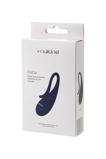 Вибратор для двоих Nalone CO CO, синий