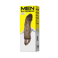 Фаллическая насадка на пенис с подхватом мошонки Men Extension