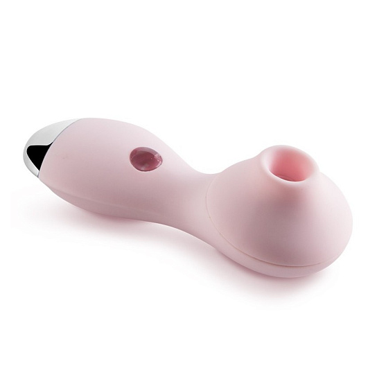 Вакуумно-волновой стимулятор KisToy Polly, розовый