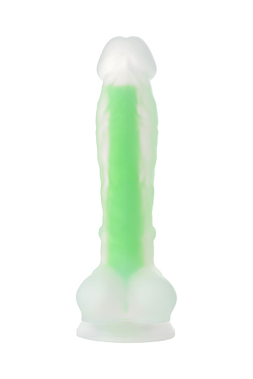 Светящийся в темноте фаллос Clark Glow 16,5 см