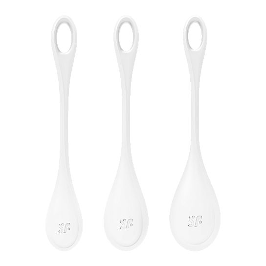 Набор вагинальных шариков Satisfyer Yoni Power 1, белый