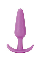 Анальный стимулятор с удобным держателем, фиолетовый