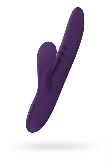 Зуммер с клиторальным стимулятором Nalone Peri, фиолетовый