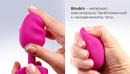 Нежная анальная пробка Gvibe Gplug Bioskin Fun Toys, цвет розовый