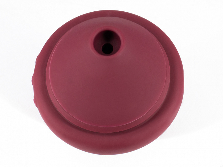 Вакуумно-волновой стимулятор Lola Games Cherry Cupcake с вибрацией, винный