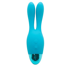 Многофункциональный вибростимулятор Dream Bunny 6.5 см, синий