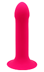 Фаллоимитатор на присоске с двойной плотностью Adrien Lastic HITSENS S04 17.5 см, розовый