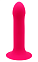 Фаллоимитатор на присоске с двойной плотностью Adrien Lastic HITSENS S04 17.5 см, розовый