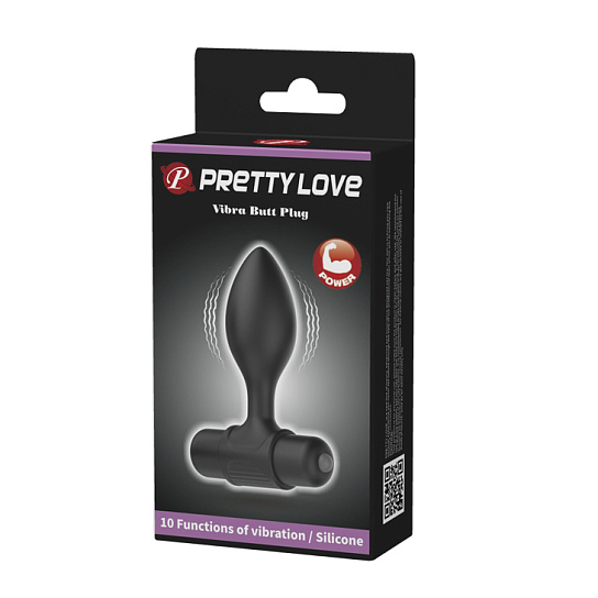 Анальная пробка с вибрацией Pretty Love Vibra Butt Plug