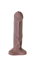 POP DILDO с распылительной функцией, 18 см, коричневый