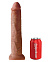Фаллос гигант King Cock 13 Cock Flesh, 29 см, загорелый