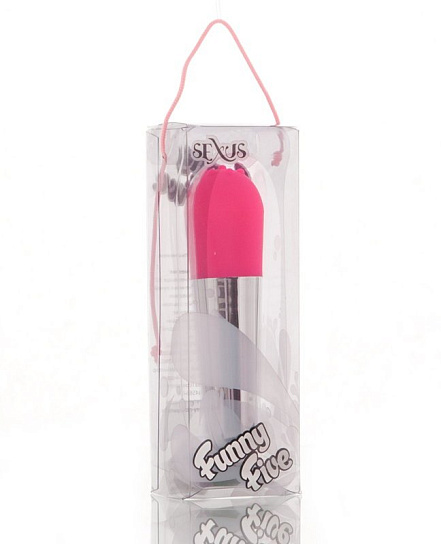 Стильный вибратор Sexus Funny Five, розовый