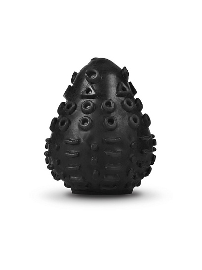 Мастурбатор в виде яйца с внутренним рельефом Gvibe Gegg, черный