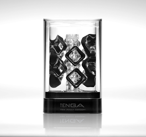 Мастурбатор с узким рукавом Tenga Crysta Block