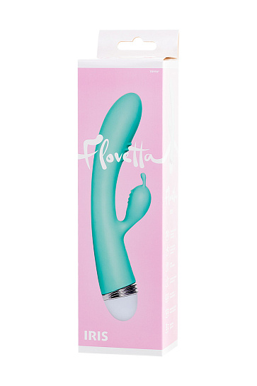 Вибратор-кролик Toyfa Flovetta Iris из мягкого силикона
