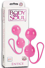 Вагинальные шарики Body & Soul, розовые