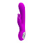 Вагинальный вибромассажер с отростком Hot Rabbit