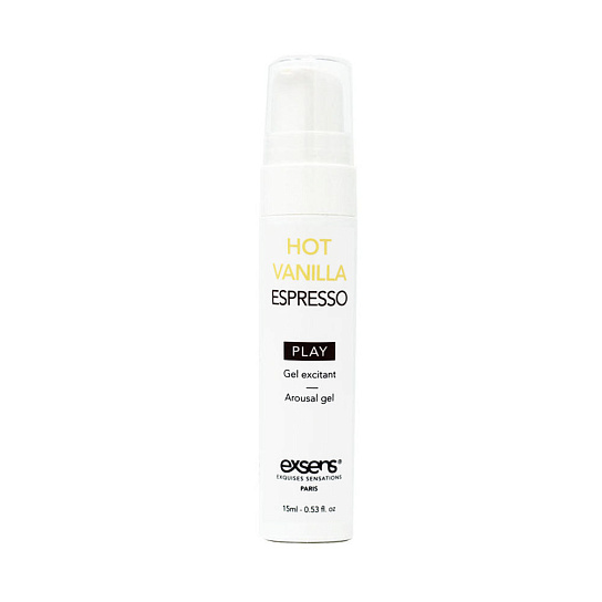 Интимный гель с эффектом охлаждения Exsens Hot Vanilla Espresso, 15 мл