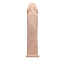 Закрытая насадка реалистик Penis sleeve, 18 см