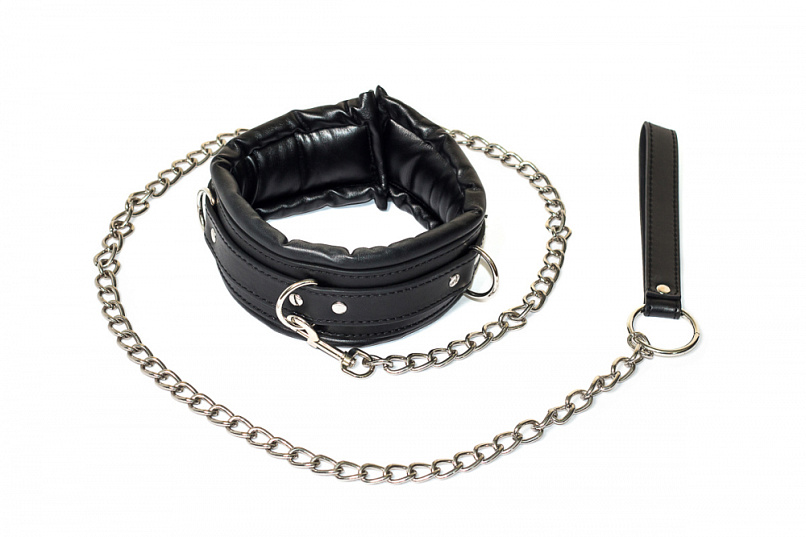 Ошейник регулируемый и с поводком PARTY HARD FETISH
