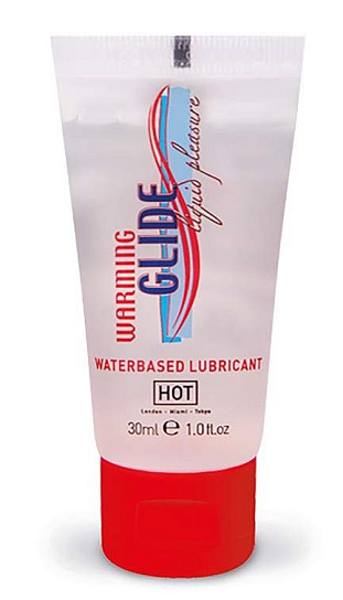 Гель-смазка на водной основе Hot Warming Glide, 30 мл
