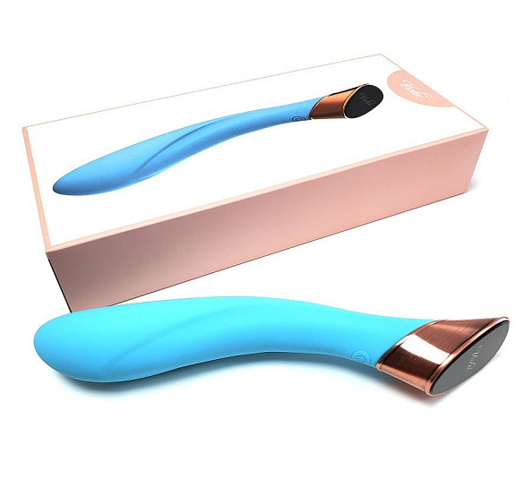 Инновационный вибростимулятор Viotec FALLEN CITY, голубой