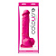 Реалистичный фаллоимитатор Colours - 8" Dildo, 19 см, розовый