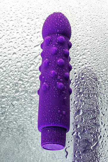 Вибромассажер с точечной поверхностью ToyFa, фиолетовый, A-Toys