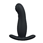 Вибратор для массажа простаты Black Pretty Love с ограничителем
