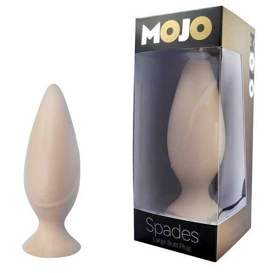 Маленькая анальная пробка Mojo телесная Seven Creations