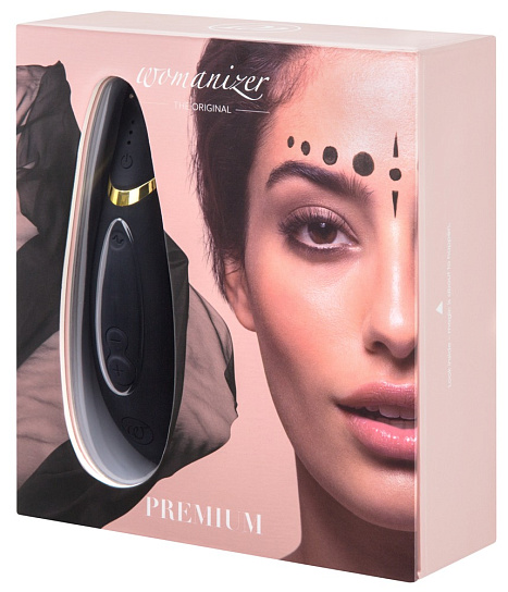 Стимулятор клитора Womanizer Premium, черный