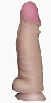 Реалистичный фаллоимитатор СУПЕРГИГАНТ из мягкого материала, 30 см