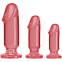 Набор из трех анальных стимуляторов Anal Trainer Kit, розовый