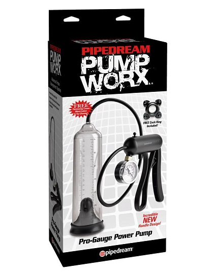 Вакуумная помпа для мужчин PIPEDREAM PUMP, 20 см