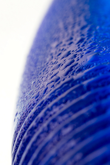 Стеклянная втулка DILDO с кольцом, 15 см