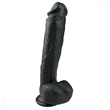 Большой фаллоимитатор Easytoys Realistic Dildo 26.5 см, черный